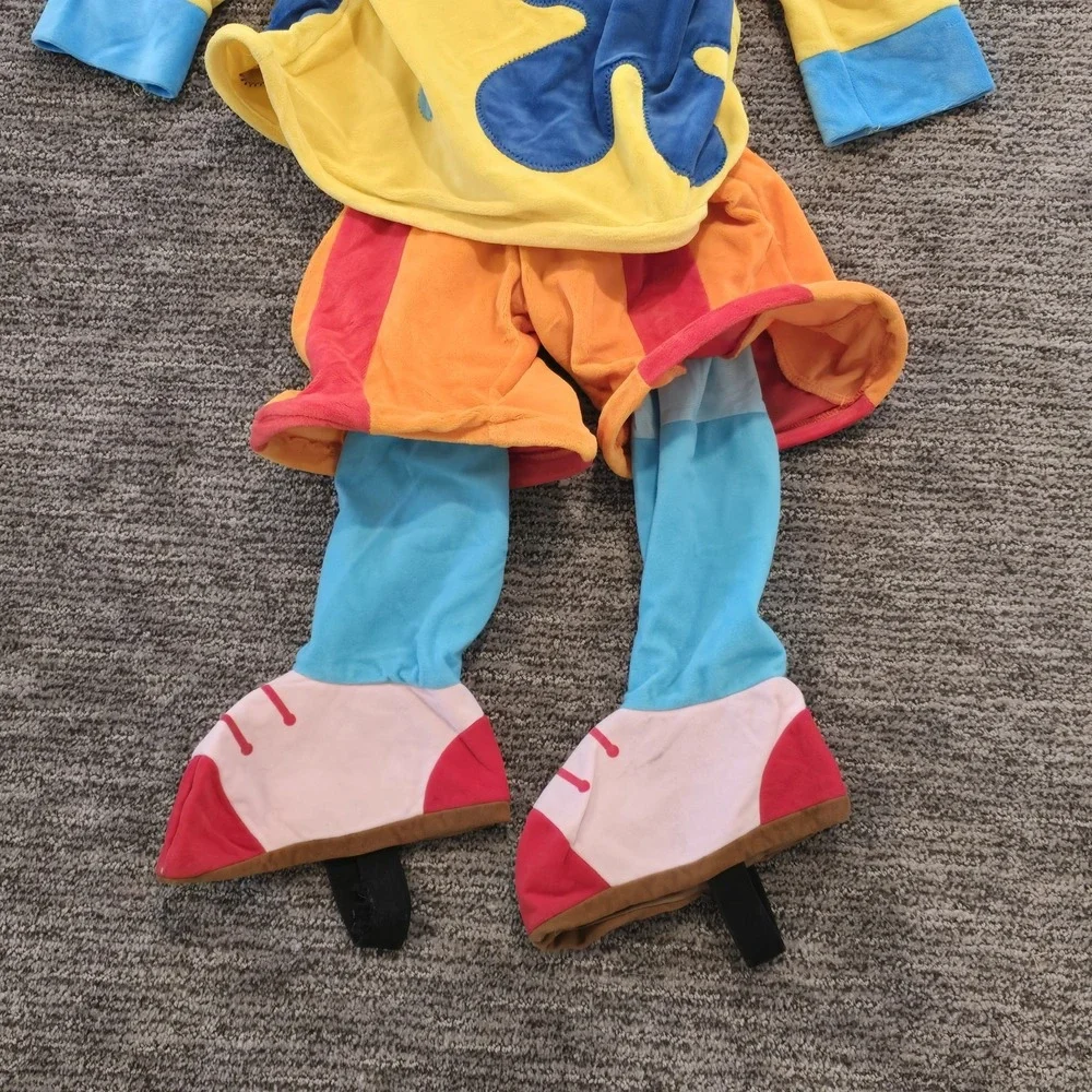 Xxs Vtg Disney Store Y2K Jojo The Clown halloween  Costume Yellow‎ No Hat